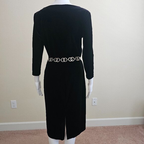 VINTAGE STUDIO Black Dress size Small - Picture 4 of 5
